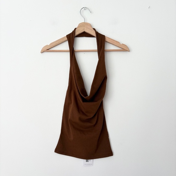 Weworewhat halter cowlneck top - Picture 2 of 4